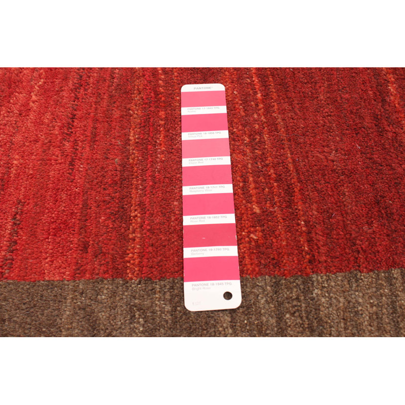 Tapis rouge foncé Kashkuli Gabbeh 5 pi 0 po x 7 pi 2 po