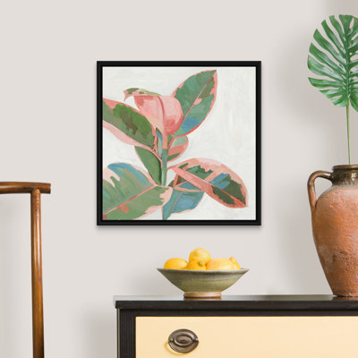 «Pink Ficus I», art mural sur toile