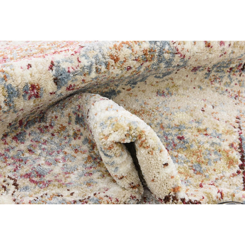 Tapis à motif oriental kaki Widger, Tapis de couloir 2 pi 2 po x 6 pi 7 po