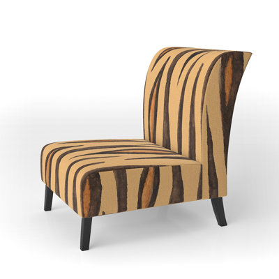 Fauteuil de chambre Watercolor Animal Skin IV - Velours rembourré