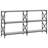 vidaXL Console Table Engineered wood Large Console Table-826062178