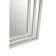 Lighted Metal Framed Wall Mounted Bathroom Mirror in Silver
