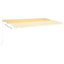 Dakota Fields 600cm W x 350cm D Polyester Cover Retractable Patio Awning-671036195-671036189