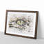 Crocodile Eye - Single Picture Frame Painting on MDF-56853798-56853797
