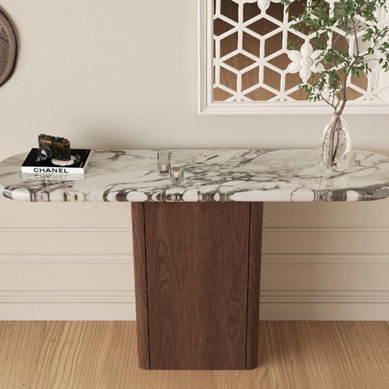 Modern Minimalist Console Table, 33.5" H x 47.2" W x 15.7" D