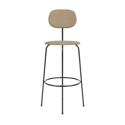 Afteroom Upholstered Bar Stool with Metal Frame