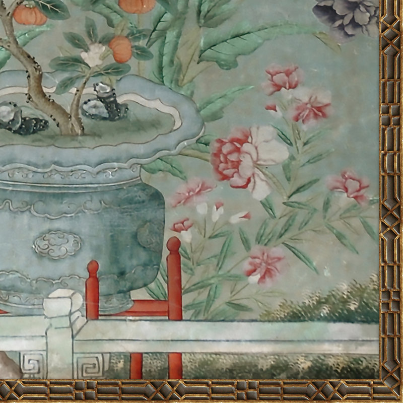 Chinoiserie Collage, Gold