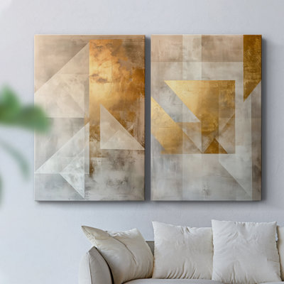 ABSTRACT Series CIX - Toile tendue avec châssis de qualité supérieure - Prêt à être accroché