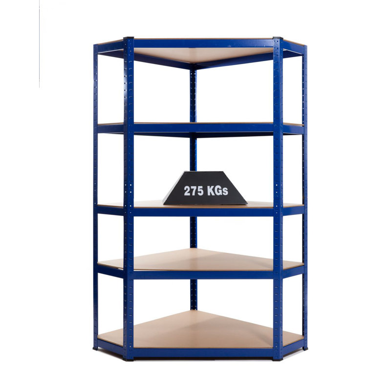 Carrigan 90cm W Metal Shelving Unit, 180cm H x 90cm W x 40cm D