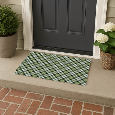 Anthony Plaid Outdoor Doormat