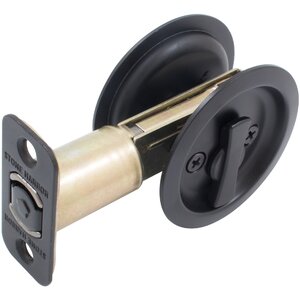 Stone Harbor Hardware Round Pocket Door Lock & Reviews | Wayfair