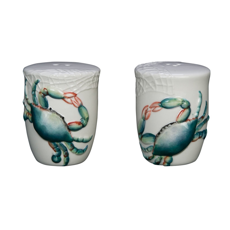 Ensemble de 2 poivre et crabe bleu