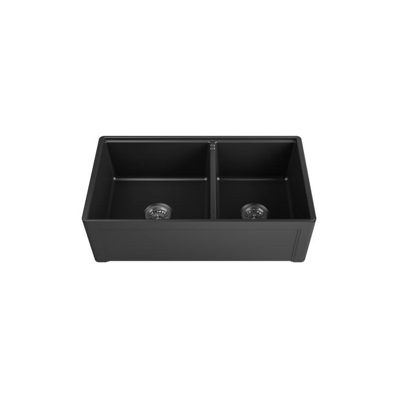 Évier de cuisine de ferme mat L 33 po x l 33 po Dorchester