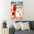 Flight Attendant In Red Suit - And She Lived Happily Ever After - 1 Piece Rectangle Graphic Art Print On Wrapped Canvas-380678265