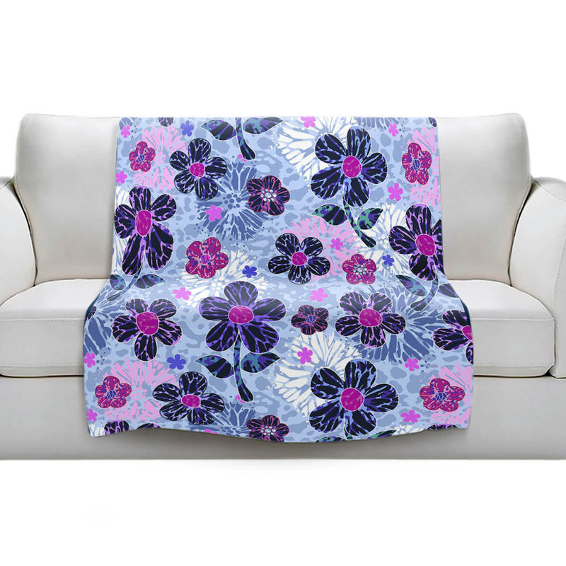 Couverture sherpa doux mix mix ii, l 51 po x L 60 po