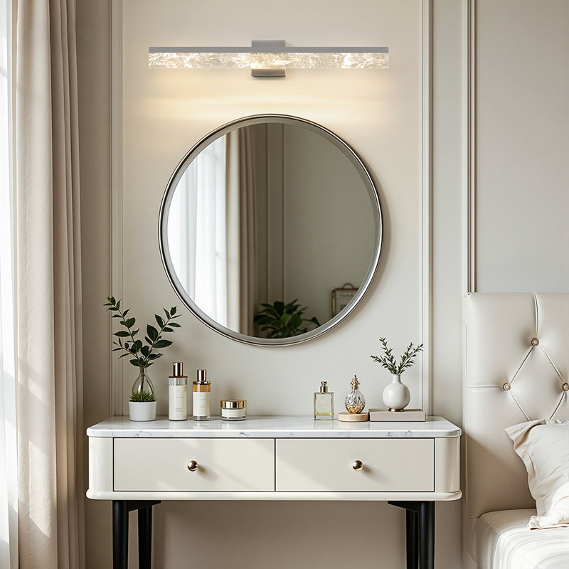 Morlon 32'' LED Dimmable Bath Bar, Satin Nickel