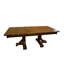 Table de salle à manger extensible en bois massif peg Bechtold