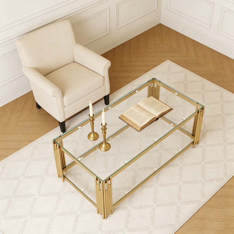 Table basse moderne Modern, Transparent