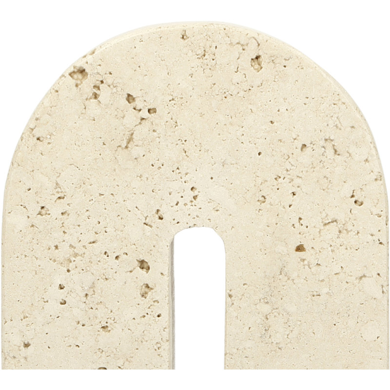 Serre-livres Phillipe, Beige Genuine Travertine