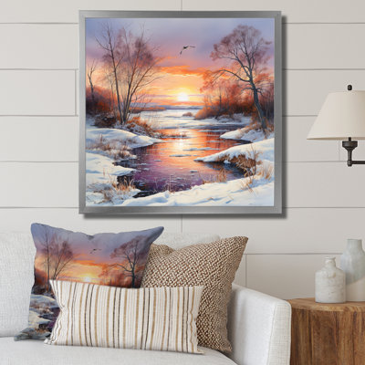 " Sunrise Charm In Winter "