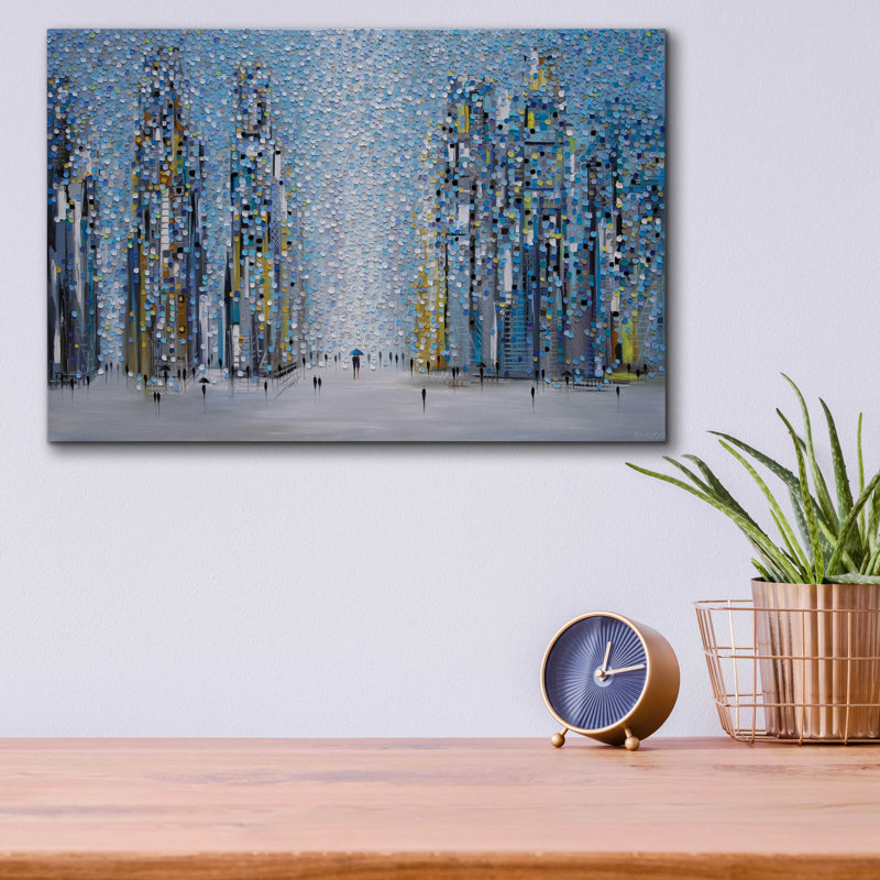 «Sunny City» par Ekaterina Ermilkina - impression sans cadre, L 16 po x H 12 po