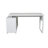 Draylen 59,05" L-Shaped Desk Metal Frame with Storage Cabinet-764202762