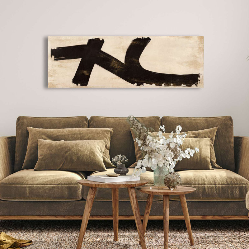 4IH6399 Life by Haru Ikeda - Wrapped Canvas Painting, 40cm H x 120cm W x 4cm D