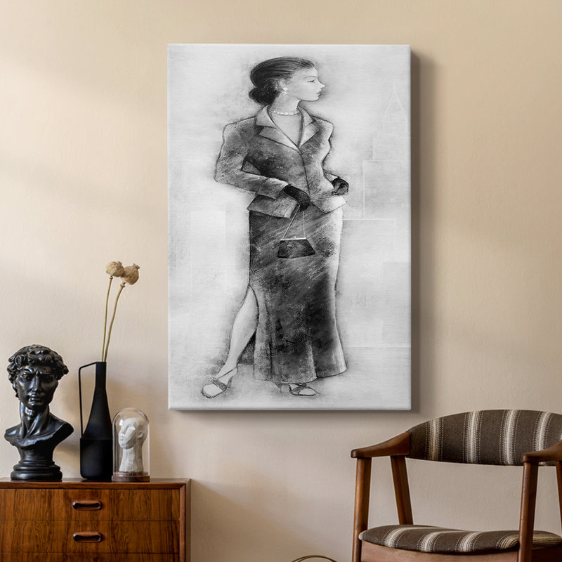 Soirée sophistiquée I - galerie Cavas sur mesure, H 36 po x l 24 po