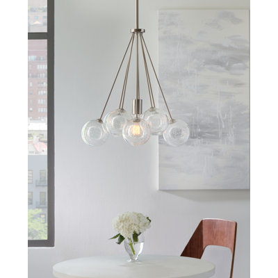 Luminaire suspendu en grappe à 1 lumière Logan