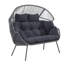 Cocona 2 Seat Standing Egg Chair-926015898