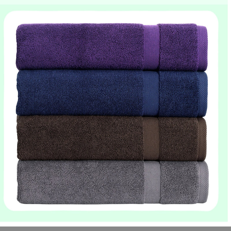 Turkish Cotton Luxe Bath Mat Set - Ultra Absorbent, Soft, and Stylish 20x34 Gray, Pack of 2