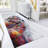 Oriental Style Non Woven Thin Printed Rug with Intricate Floral Design Perfect for Enhancing Your Home Decor-126172067