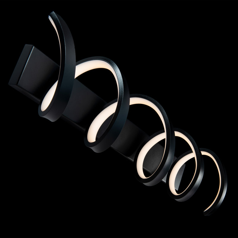 1 - Light LED Bath Bar, Black