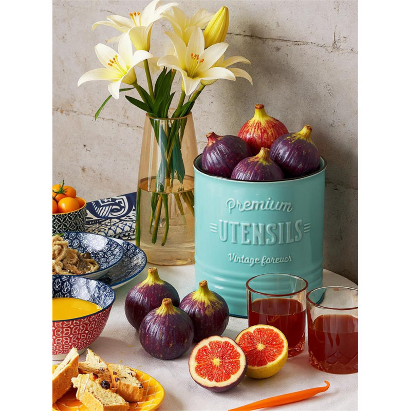 Porte-ustensiles Farmhouse, 6 po, Turquoise