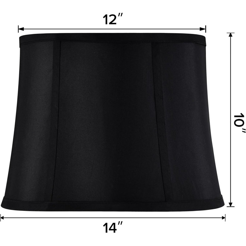  Abat-jour ensemble de 2 grands abat-jours cylindriques -12 x 14 x 10 pouces (araignée) abat-jour pliable pour lampes de table