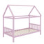 Lit simple pour enfant en forme de maison-2086260664