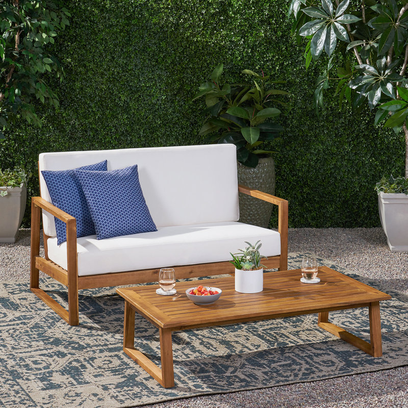 LOVESEAT & COFFEE TABLE