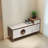 55.1in Multi-functional Shoe Storage Bench-109708163
