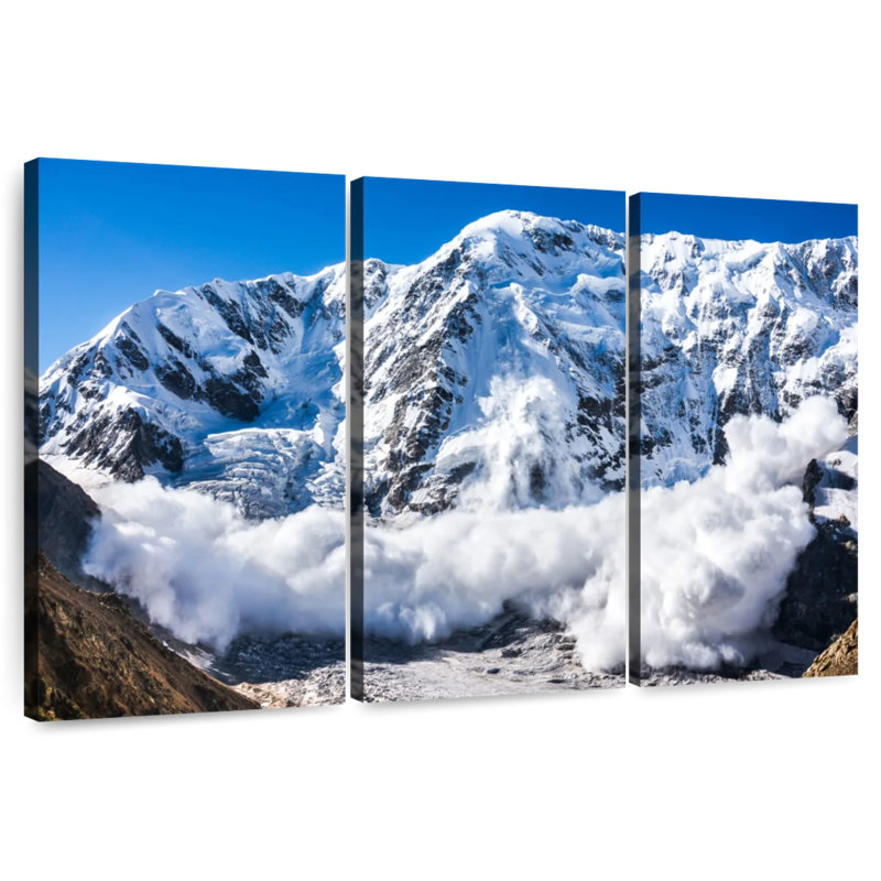 Alvord Avalanche In Shkhara Mountain, 20" H x 33" W