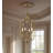 4-Light Dimmable Metal Lantern Empire Chandelier-401784792-401784773