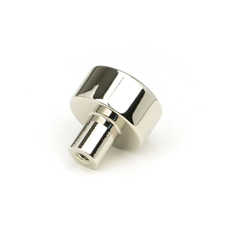 Round Knob, 2.5 cm, Polished Nickel