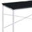 Black And Chrome Vanity Desk, Modern Vanity Desk, Makeup Vanity