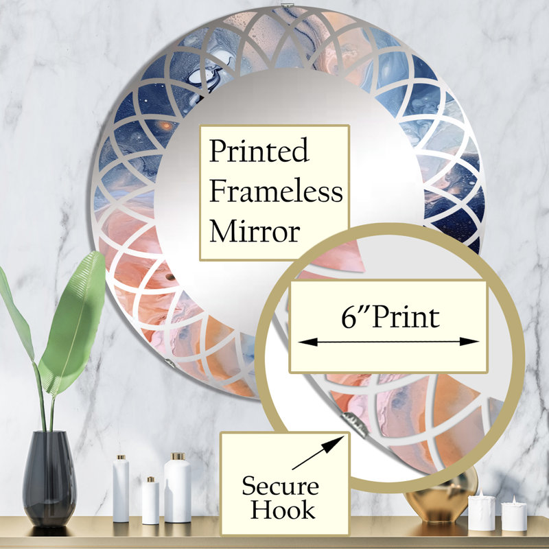 Miroir mural Lisse, 32 po x 32 po