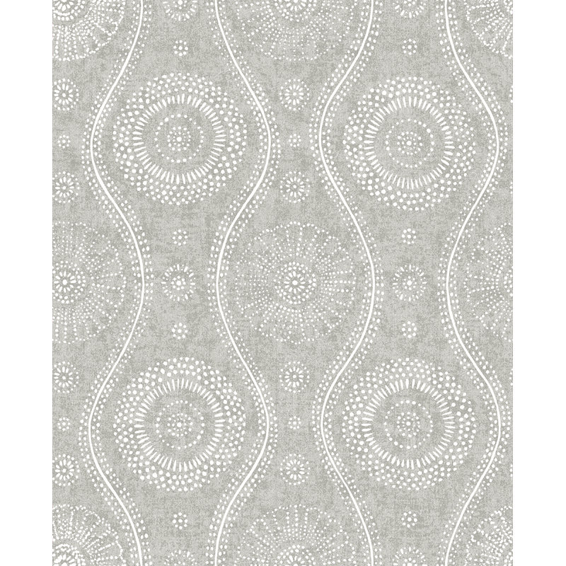 Rouleau de papier peint l 33 pi x p 20,5 po, Gris
