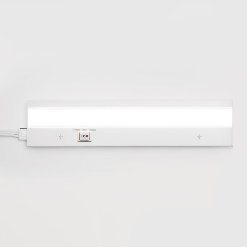 Luminaire de travail sous-armoire à DEL DUO AC-LED, Blanc, H 1 po x l 12 po x P 2,75 po