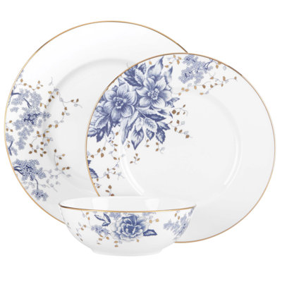 Couvert individuel 3 pièces Lenox Garden Grove Bone China