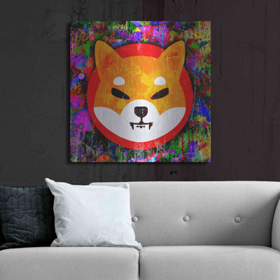 SHIB Shiba Inu Crypto,' Metal Wall Art