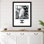 Twiggy Designer Fashion Framed Print