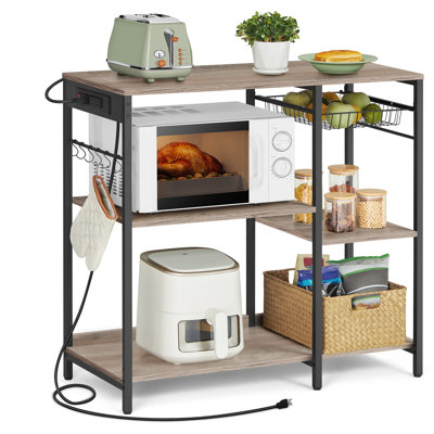Milburn Kitchen Cart by 17 Stories