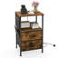 38cm W Metal Bedside Table